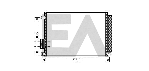 Condenser, air conditioning (30C25042)