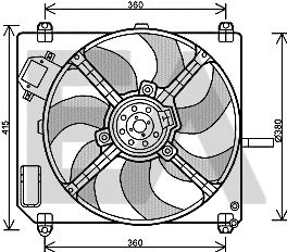 Fan, engine cooling (33V25047)