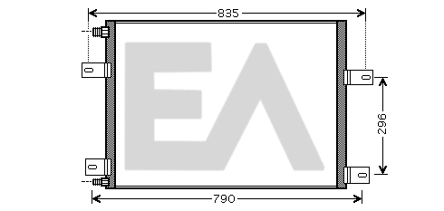 Condenser, air conditioning (30C59002)
