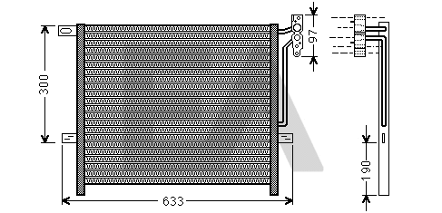 Condenser, air conditioning (30C07048)
