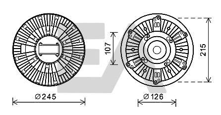 Fan Wheel, engine cooling (35C76D04)