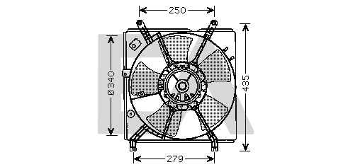 Fan, engine cooling (33V71024)