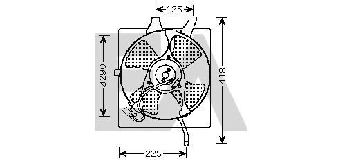Fan, engine cooling (33V26030)