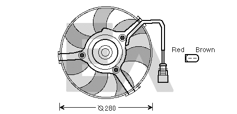 Fan, engine cooling (33V02014)
