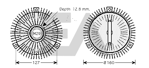 Fan Wheel, engine cooling (35C50D15)
