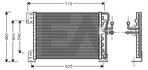 Condenser, air conditioning (30C33002)