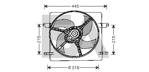 Fan, engine cooling (33V22014)