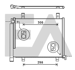 Condenser, air conditioning (30C77042)