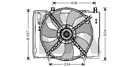 Fan, engine cooling (33V50004)