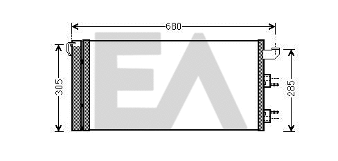 Condenser, air conditioning (30C25061)