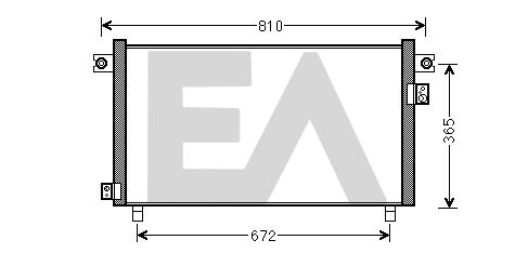 Condenser, air conditioning (30C18040)