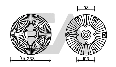 Fan Wheel, engine cooling (35C30D07)