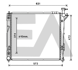 Radiator, engine cooling (31R28097)