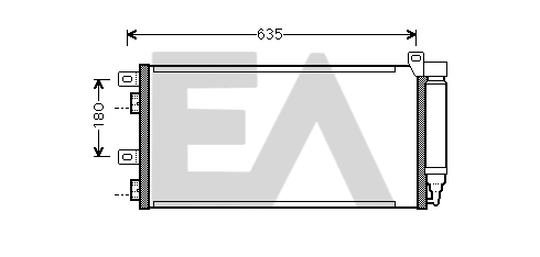 Condenser, air conditioning (30C07042)