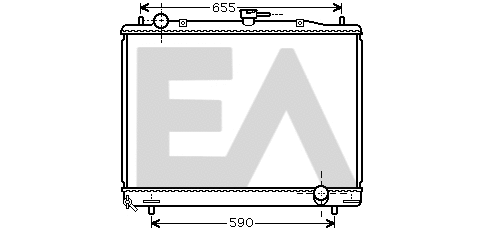 Radiator, engine cooling (31R51098)