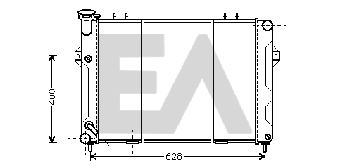 Radiator, engine cooling (31R33005)