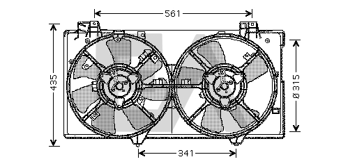 Fan, engine cooling (33V52026)