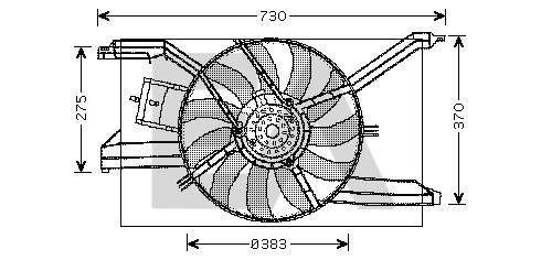 Fan, engine cooling (33V54031)