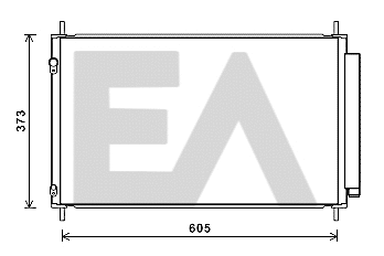 Condenser, air conditioning (30C71090)