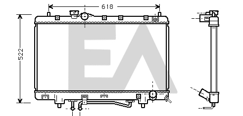 Radiator, engine cooling (31R71121)