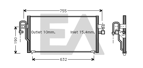 Condenser, air conditioning (30C18012)