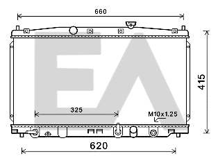 Radiator, engine cooling (31R26096)