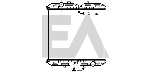Radiator, engine cooling (31R16002)