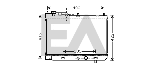 Radiator, engine cooling (31R52094)