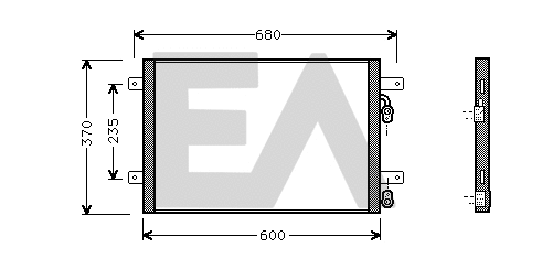 Condenser, air conditioning (30C77012)