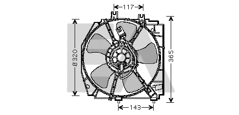 Fan, engine cooling (33V52020)
