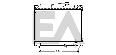 Radiator, engine cooling (31R69042)