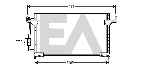 Condenser, air conditioning (30C10001)