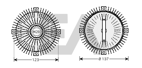Fan Wheel, engine cooling (35C50D04)