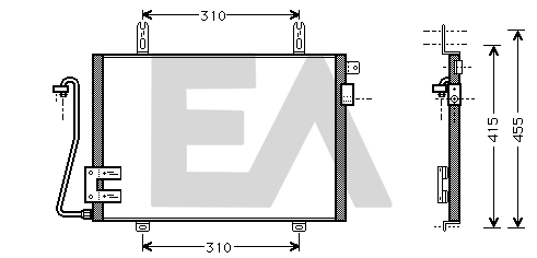 Condenser, air conditioning (30C60014)