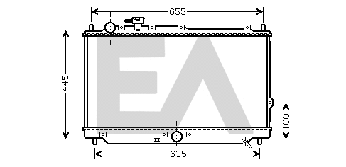 Radiator, engine cooling (31R36035)