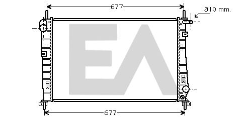 Radiator, engine cooling (31R22116)
