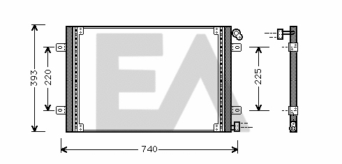 Condenser, air conditioning (30C60029)