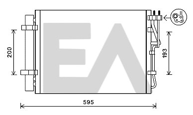Condenser, air conditioning (30C36039)