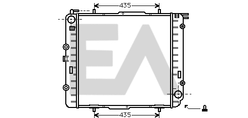 Radiator, engine cooling (31R50023)