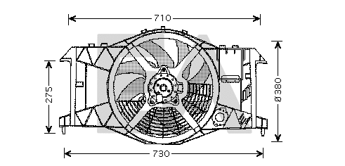 Fan, engine cooling (33V60011)