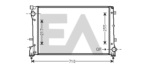 Radiator, engine cooling (31R25064)