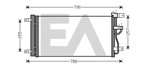 Condenser, air conditioning (30C54059)