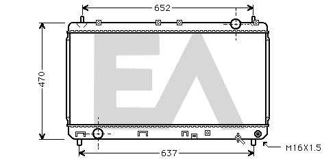 Radiator, engine cooling (31R71122)