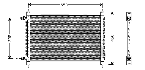 Condenser, air conditioning (30C76001)