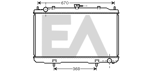 Radiator, engine cooling (31R18127)
