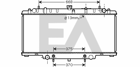 Radiator, engine cooling (31R18105)