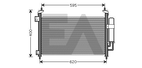 Condenser, air conditioning (30C26022)