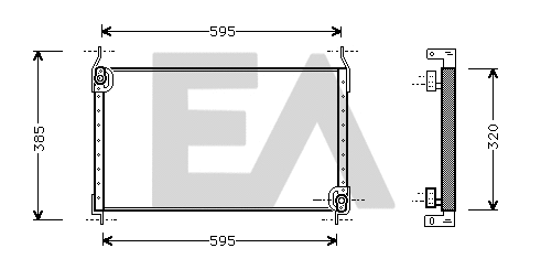 Condenser, air conditioning (30C25013)