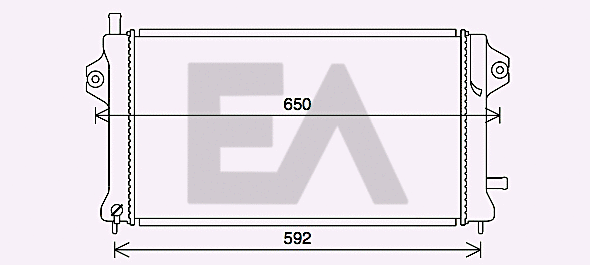 Radiator, engine cooling (31R51123)