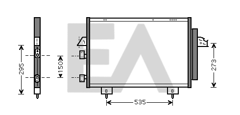 Condenser, air conditioning (30C71034)